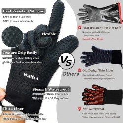 Long protective glove - for cleaning / BBQ - heat resistant - silicone - 1 pieceCleaning