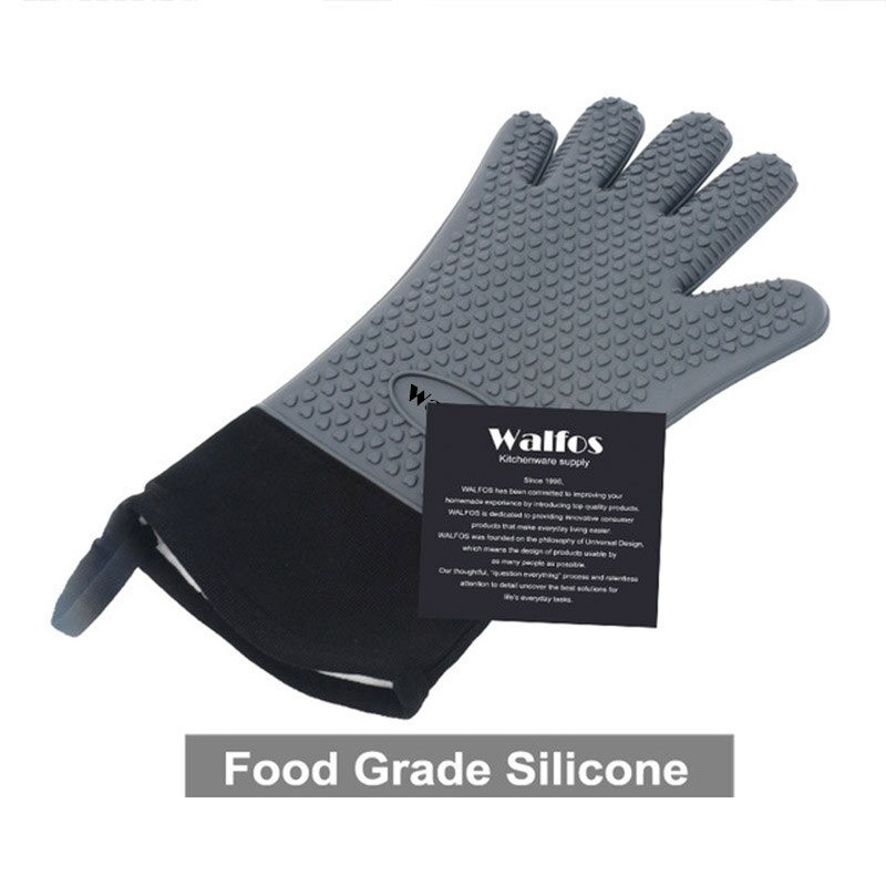 Long protective glove - for cleaning / BBQ - heat resistant - silicone - 1 pieceCleaning