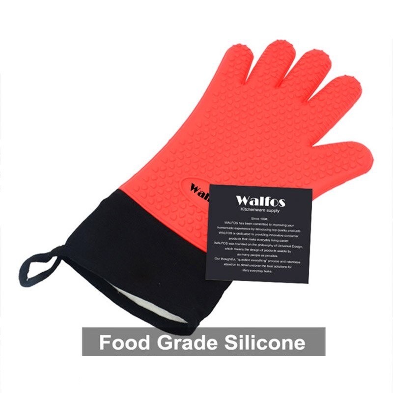 Long protective glove - for cleaning / BBQ - heat resistant - silicone - 1 pieceCleaning