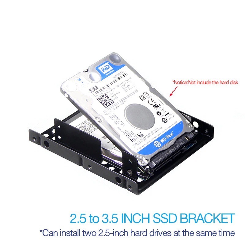UTHAI G16 - thick - double-layer hard drive bracket - 2.5 to 3.5 inch hard disk BayHDD case