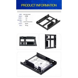 UTHAI G16 - thick - double-layer hard drive bracket - 2.5 to 3.5 inch hard disk BayHDD case