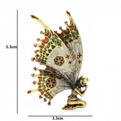 Vintage brooch - fairy with butterfly wingsBrooches