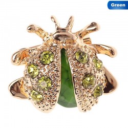 Crystal ladybird - elegant broochBrooches
