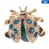 Crystal ladybird - elegant broochBrooches