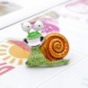 Smiling crystal snail - broochBrooches