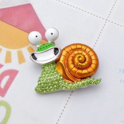 Smiling crystal snail - broochBrooches