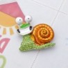 Smiling crystal snail - broochBrooches