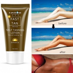 Self tanning lotion - bronzer - quick coloring - for face / body - 50mlSkin