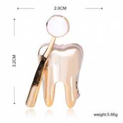 Dentist mirror / tooth - elegant broochBrooches