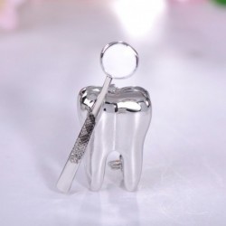 Dentist mirror / tooth - elegant broochBrooches