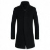 Men's wool coat - long jacket - slim fitJackets