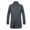 Men's wool coat - long jacket - slim fitJackets