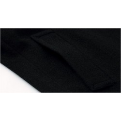 Men's wool coat - long jacket - slim fitJackets