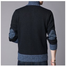 Thick warm sweater - short jacket with zipper - cashmere / wool / fleeceJackets