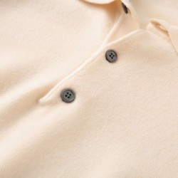 Men's POLO pullover - t-shirt with buttons - cashmereHoodies & Sweatshirt
