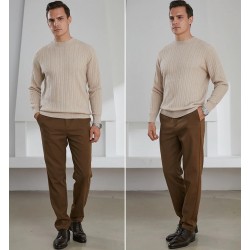 Elegant men's sweater - pure goat cashmereHoodies & Sweatshirt