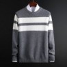 Classic knitted sweater with stripes - cashmere / cottonHoodies & Sweatshirt