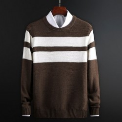 Classic knitted sweater with stripes - cashmere / cottonHoodies & Sweatshirt