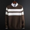 Classic knitted sweater with stripes - cashmere / cottonHoodies & Sweatshirt