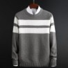 Classic knitted sweater with stripes - cashmere / cottonHoodies & Sweatshirt