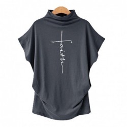 Short sleeve t-shirt - classic top - Faith Cross printedBlouses & shirts