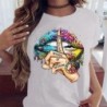 Lips / whisper words / watercolor graphic - trendy short sleeve t-shirtBlouses & shirts