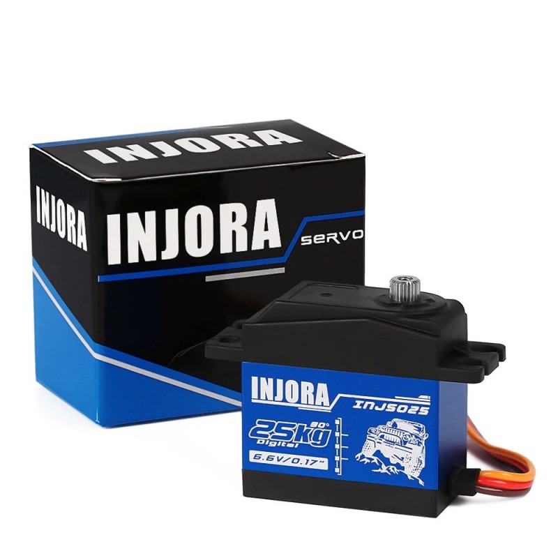 INJS025 - 25KG / 35KG - metal gear - large torque - digital servo - for RC Car Crawler SCX10 / TRX4R/C car INJS025 - 25KG / 35KG - metal gear - large torque - digital servo - for RC Car Crawler SCX10 / TRX4R/C car