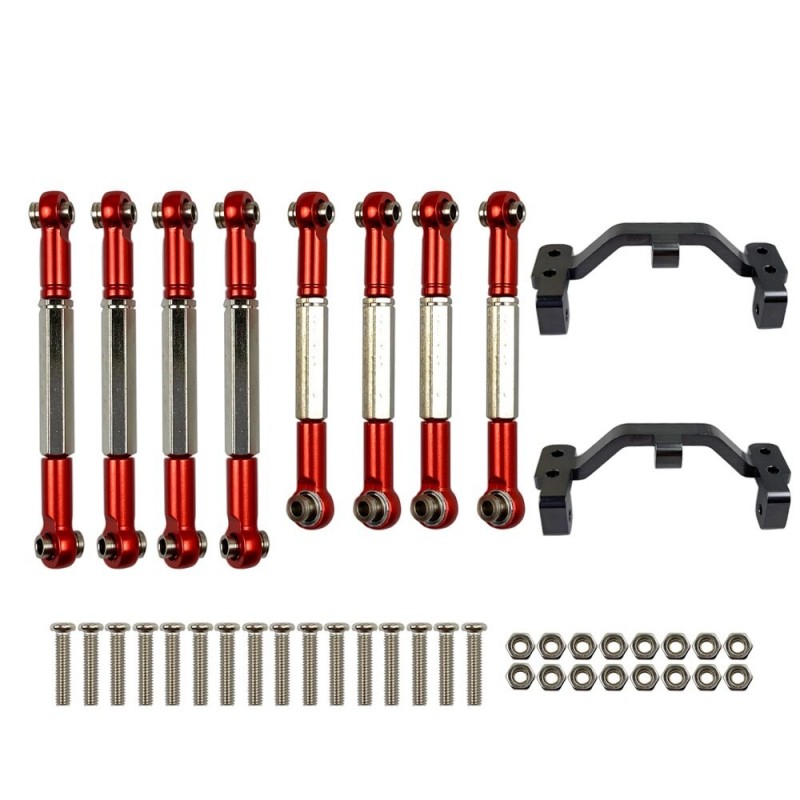 WPL - B1 B-1 B14 B-14 B24 B-24 C14 C24 - 1/16 RC car spare parts - metal pull rod / steering pull rod servo / baseR/C car