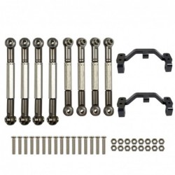 WPL - B1 B-1 B14 B-14 B24 B-24 C14 C24 - 1/16 RC car spare parts - metal pull rod / steering pull rod servo / baseR/C car