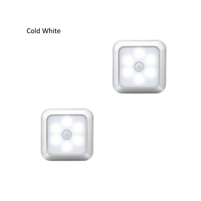 LED lamp - with PIR motion sensor - for wall / furniture / stairs - 2 piecesWall lights