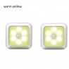 LED lamp - with PIR motion sensor - for wall / furniture / stairs - 2 piecesWall lights