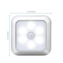 LED lamp - with PIR motion sensor - for wall / furniture / stairs - 2 piecesWall lights