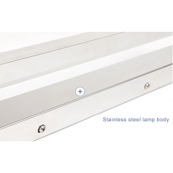 Modern bathroom mirror light - LED - stainless steel lamp - 9W - 42cmWall lights