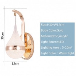Modern LED wall light - sconce - gold ironWall lights