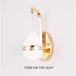 Modern LED wall light - sconce - gold ironWall lights
