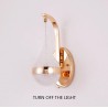 Modern LED wall light - sconce - gold ironWall lights
