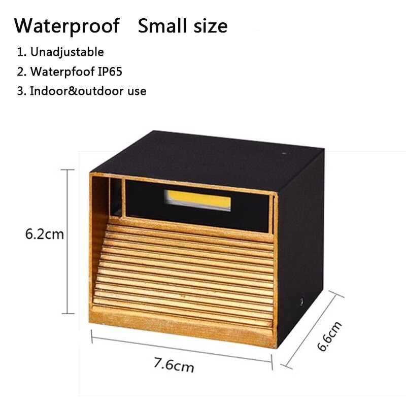 Indoor / outdoor LED lamp - adjustable - IP65 waterproof - 12WWall lights