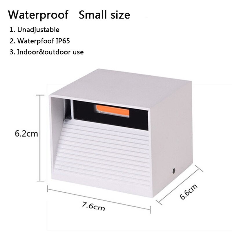 Indoor / outdoor LED lamp - adjustable - IP65 waterproof - 12WWall lights