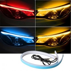 Car LED DRL strip - turn signal / fog lights - flexible - 12VDaytime Running Lights (DRL)