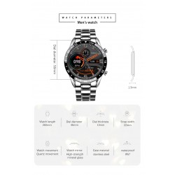 SmartWatch - sports bracelet - Bluetooth - blood pressure / sleep monitoring - waterproofSmart-Wear