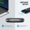 Anker PowerConf - Bluetooth Speakerphone - conference speaker - with 6 microphones - voice pickup - 24h call timeBluetooth sp...