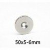 N35 - neodymium magnet - round countersunk - 50 * 5mm - with 6mm holeN35