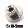 N35 - neodymium magnet - round countersunk disc - 15 * 10mm - with 5mm hole - 10 piecesN35