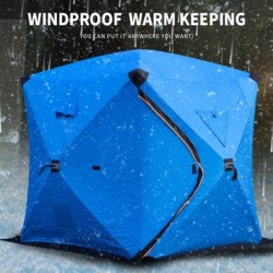 Winter warm tent - for ice fishing / camping - windproof - waterproof - anti-snow - large spaceTents