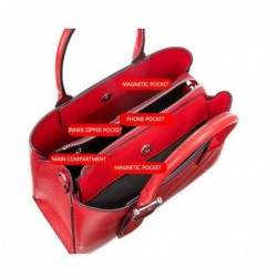 Luxurious women's shoulder bag - genuine leatherHandbags