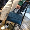 Elegant shoulder bag - leather - crocodile skin patternHandbags