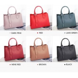 Luxurious women's shoulder bag - genuine leatherHandbags