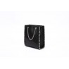 Retro shoulder bag - with rivets / chain strap - leatherHandbags