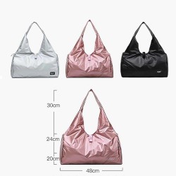 Large capacity shoulder bag - waterproof - down cottonBags