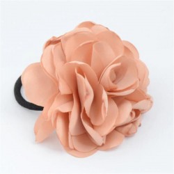 Elegant elastic hair band - with big roseHair clips
